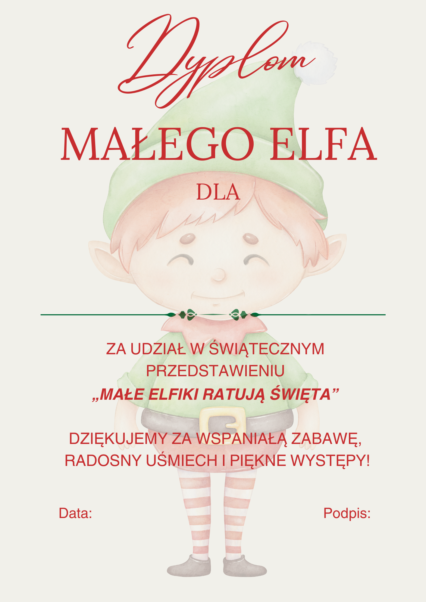 Scenariusz świąteczny dla maluszków – Małe Elfiki - obrazek 7