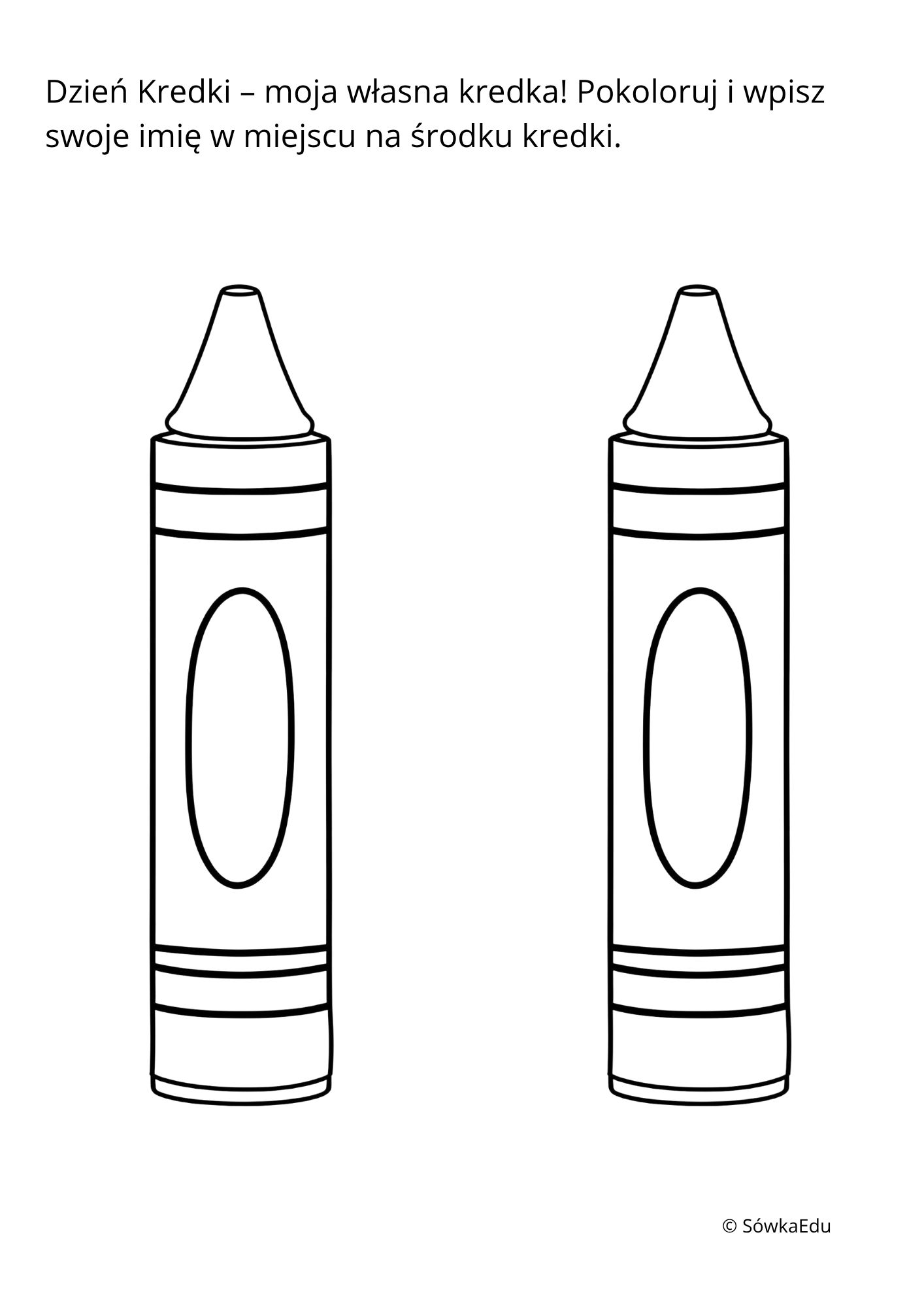 Dzień Kredki – scenariusz i materiały do druku dla przedszkola - obrazek 5