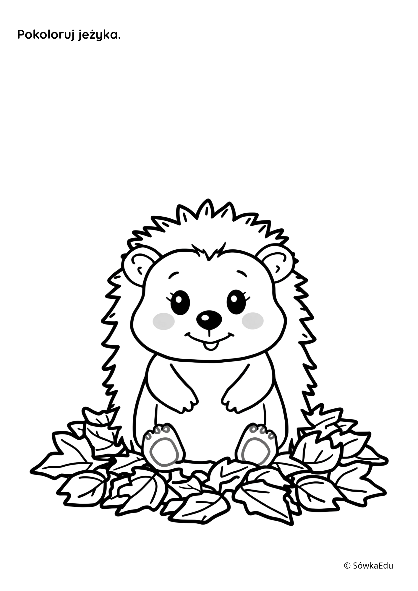 Dzień Jeża – karty pracy PDF do druku (przedszkole, zerówka) - obrazek 9