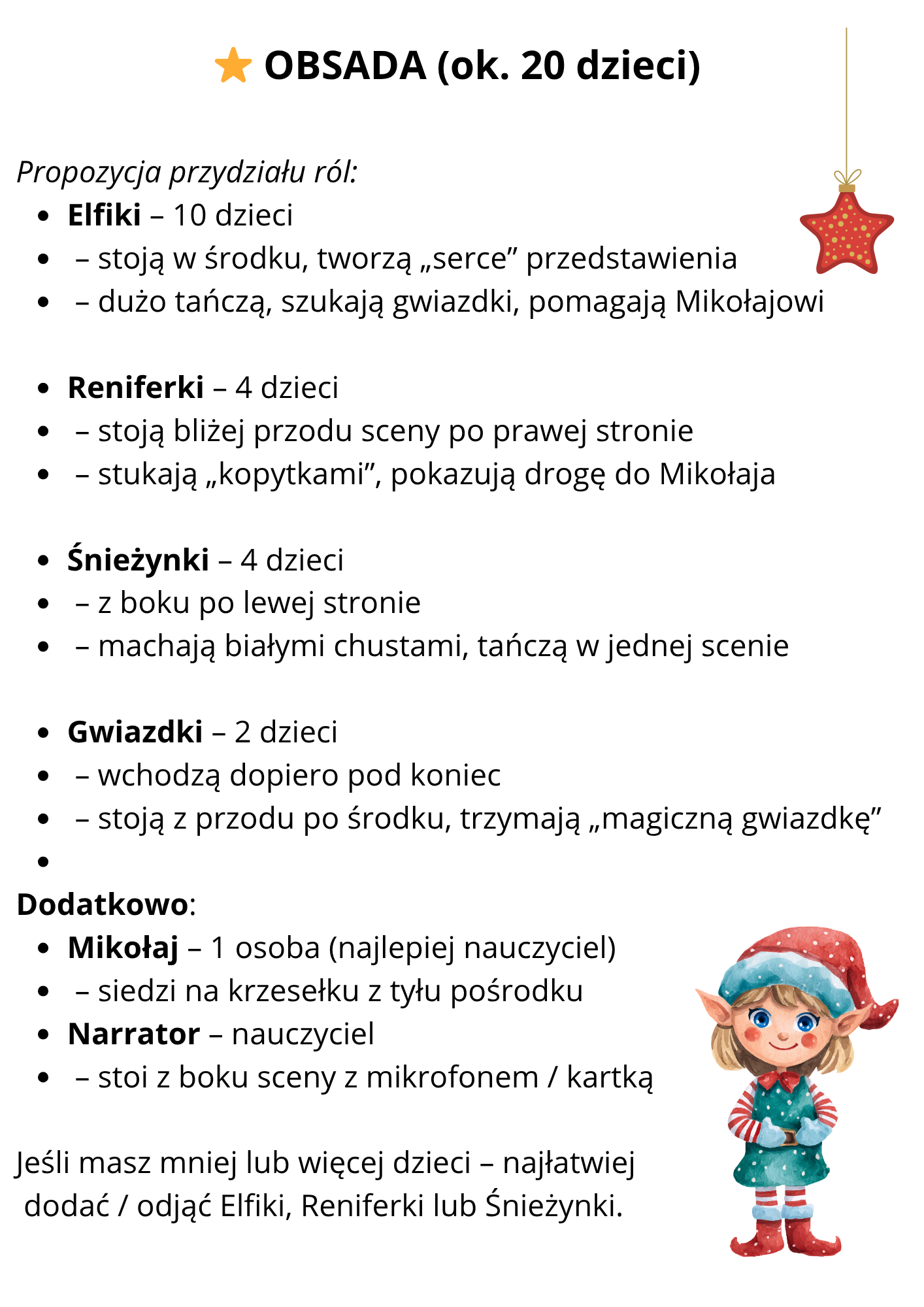 Scenariusz świąteczny dla maluszków – Małe Elfiki - obrazek 3